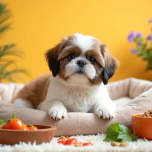 Cuidados Essenciais com o Shih Tzu: Alimentação e Saúde